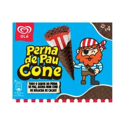 Gelado Cone Perna de Pau