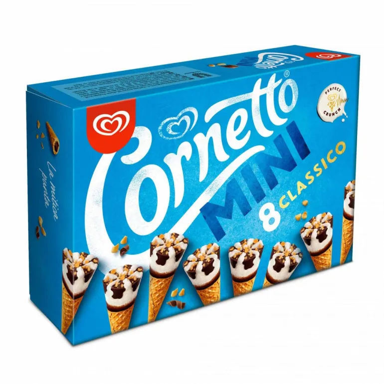Gelado Cornetto Mini Clássico