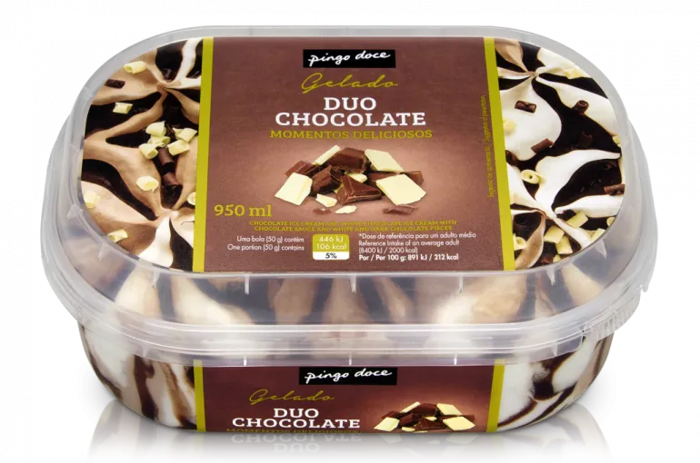 Gelado Duo Chocolate