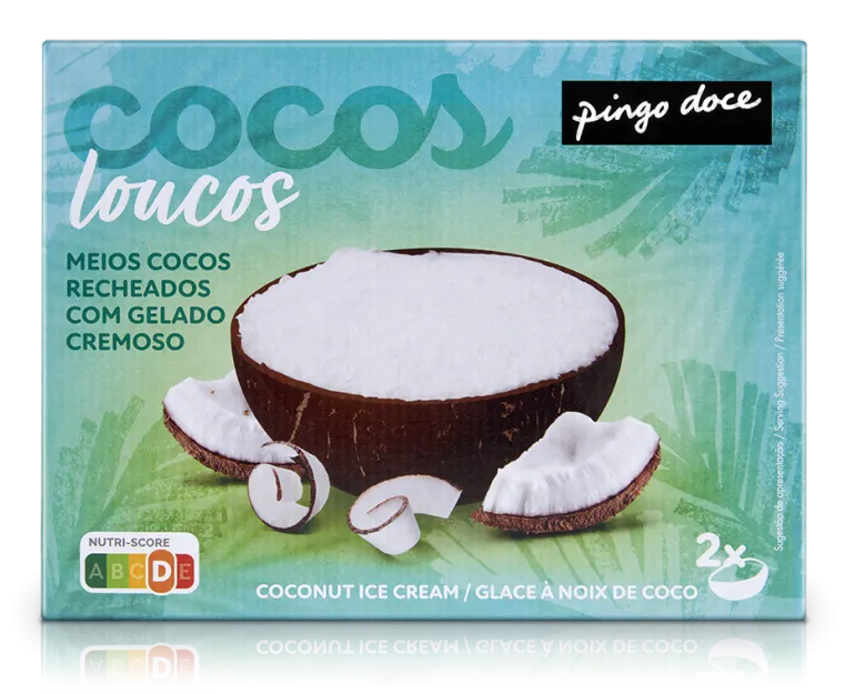 Gelado Meios Cocos