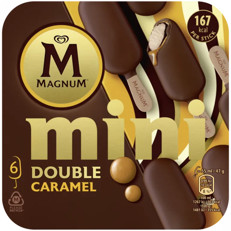 Gelado Mini Double Caramelo