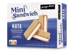 Gelado Mini Sandwich de Nata