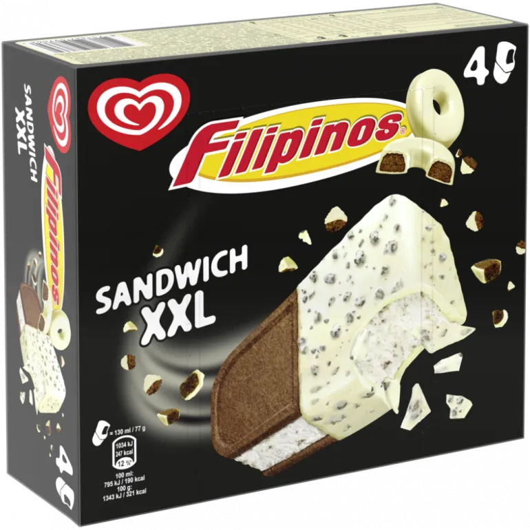 Gelado Sandwich XXL Filipinos