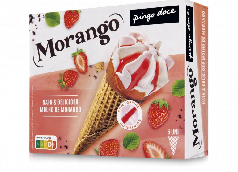 Gelados Cones Morango