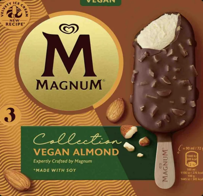 Gelados de Amêndoas Vegan