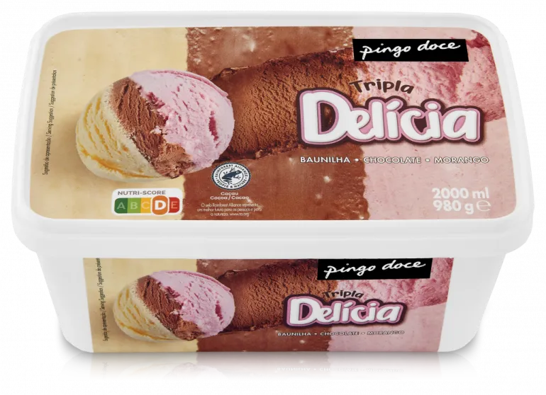 Gelado Tripla Delícia