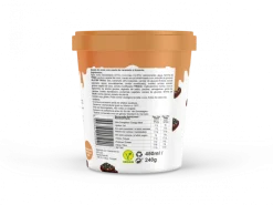 Gelado Vegan Caramelo e Brownie