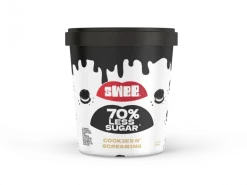 Gelado Vegan de Baunilha com Cookie