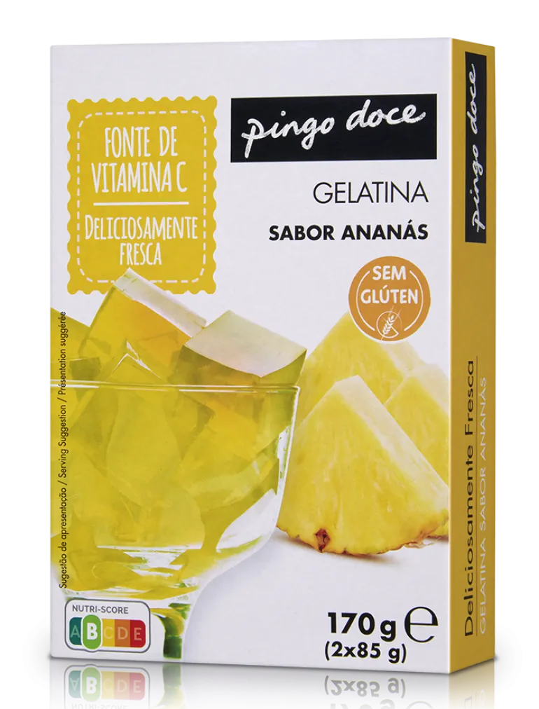 Gelatina em Pó de Ananás