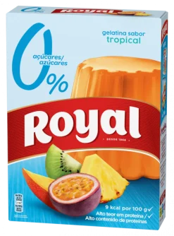 Gelatina em Pó de Frutas Tropicais 0% Açúcar
