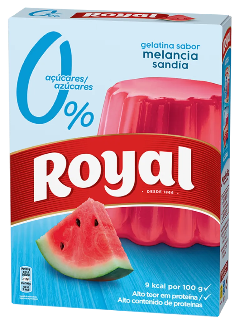 Gelatina em Pó de Melancia 0% Açúcar