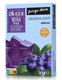 Gelatina em Pó de Mirtilo 0% Açúcar