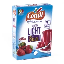 Gelatina em Pó de Morango Light 0% Açúcar