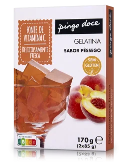 Gelatina em Pó de Pêssego