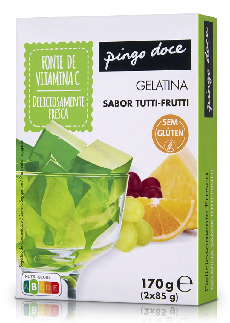 Gelatina em Pó de Tutti Frutti