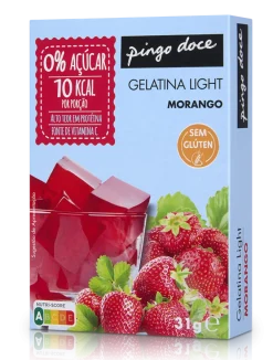 Gelatina em Pó Morango 0% Açúcar