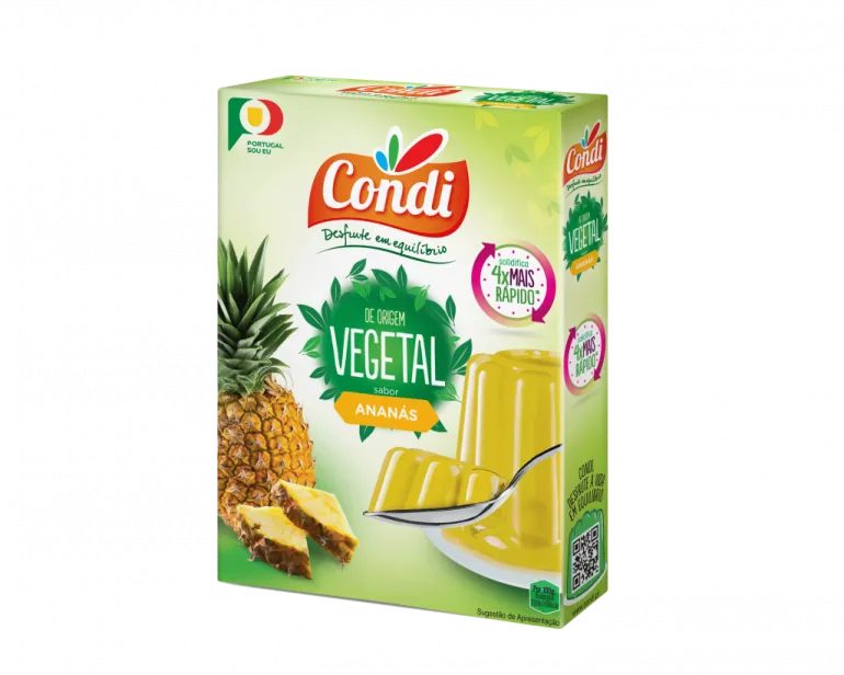 Gelatina Vegetal em Pó de Ananás