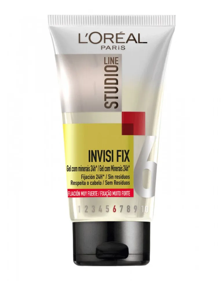 Gel Cabelo Fixação Muito Forte Studio Line Invisi Fix