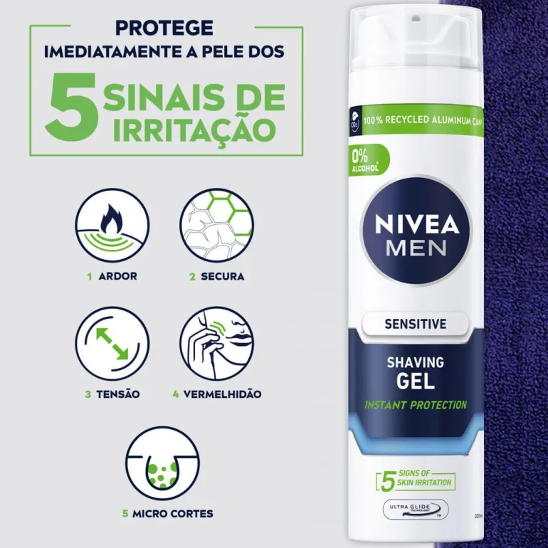 Gel de Barbear Sensitive