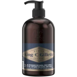 Gel de Limpeza de Barba e Cara King C