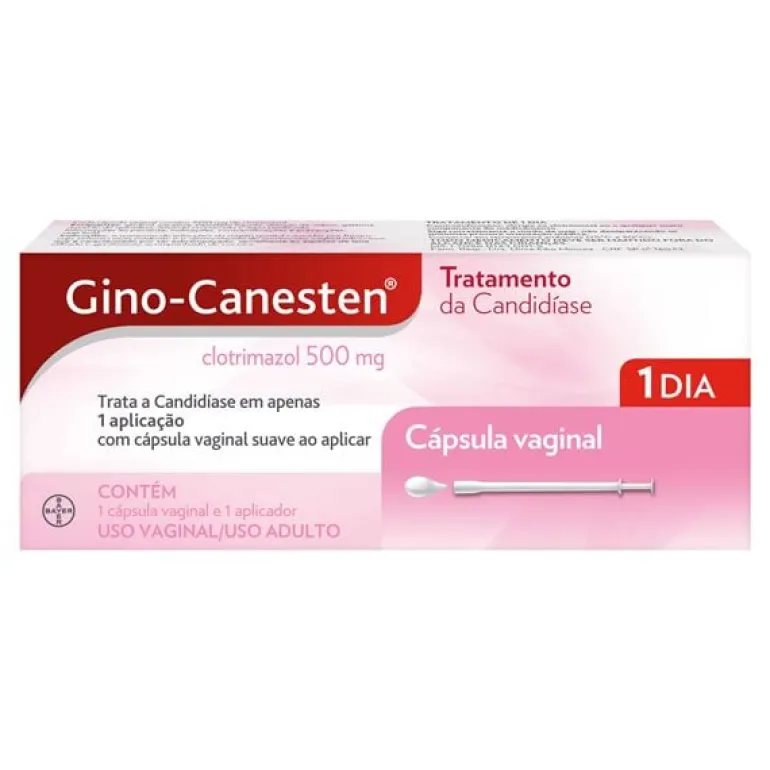 Gino-Canesten Vaginal 500mg 1 Cápsula Mole