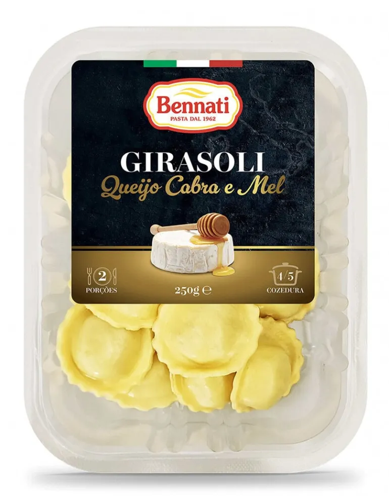 Girasoli com Queijo Cabra e Mel