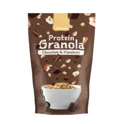Granola Proteica de Chocolate e Avelã