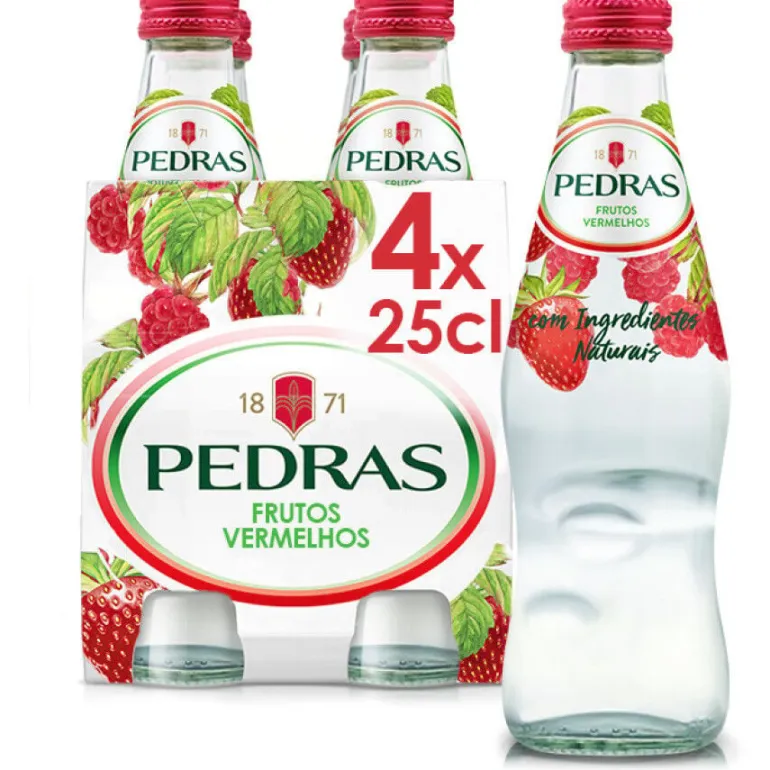 Água com Gás Frutos Vermelhos Pack 4