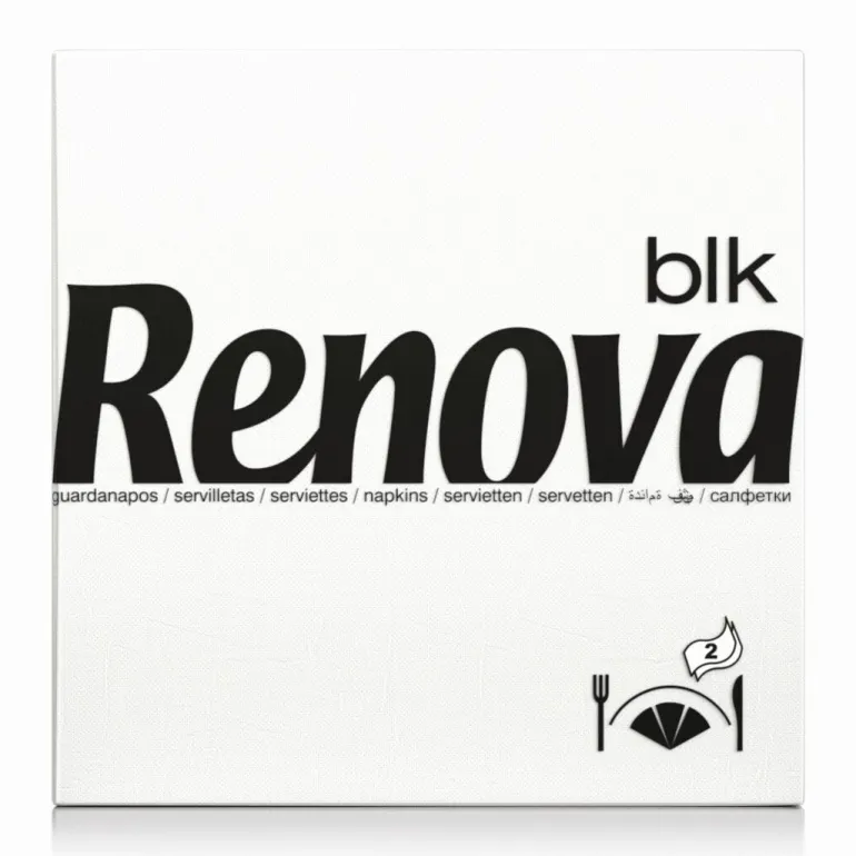 Guardanapos Folha Dupla Blk