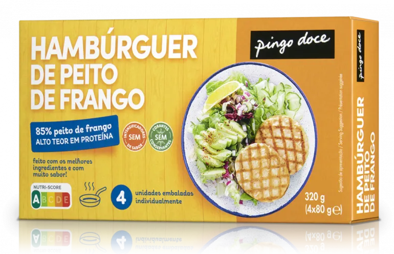 Hambúrguer de Frango Congelado
