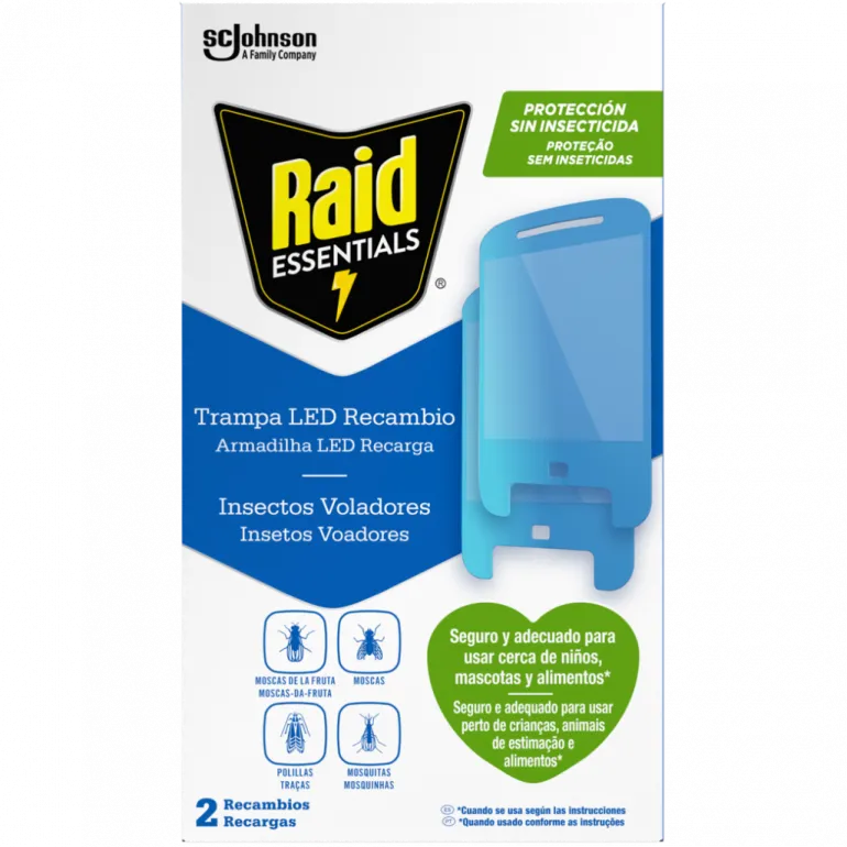 Inseticida Armadilha LED Recarga Insetos Voadores