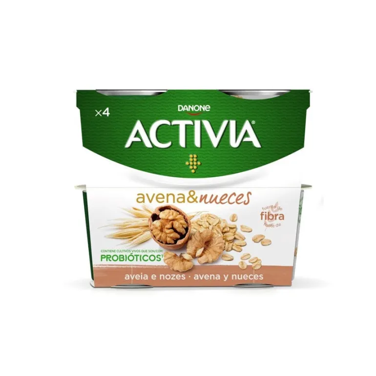 Iogurte Bífidus Aveia e Noz Pack 4