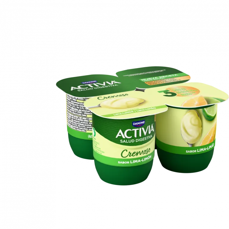 Iogurte Bífidus Cremoso Duplo 0% Lima-Limão Pack 4
