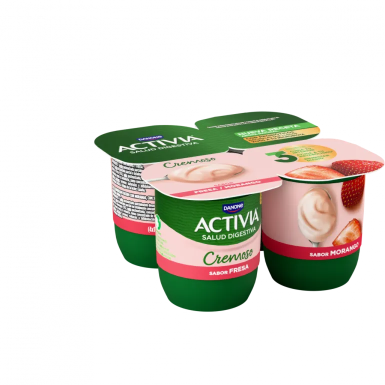Iogurte Bífidus Cremoso Morango Pack 4