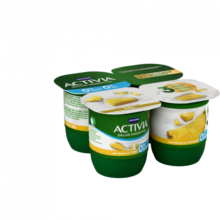 Iogurte Bífidus Duplo 0% Ananás Pack 4