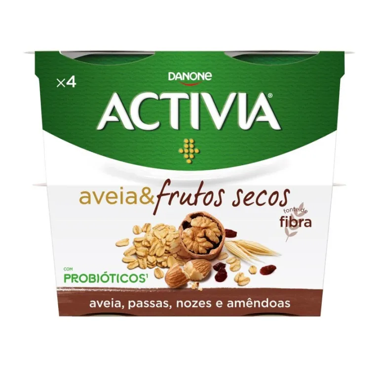Iogurte Bífidus Muesli Aveia e Frutos Secos Pack 4