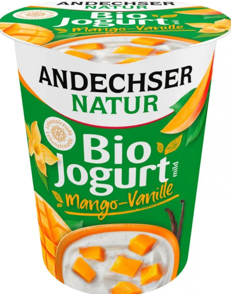 Iogurte Biológico com Manga e Baunilha