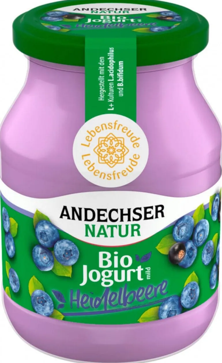 Iogurte Biológico com Mirtilo