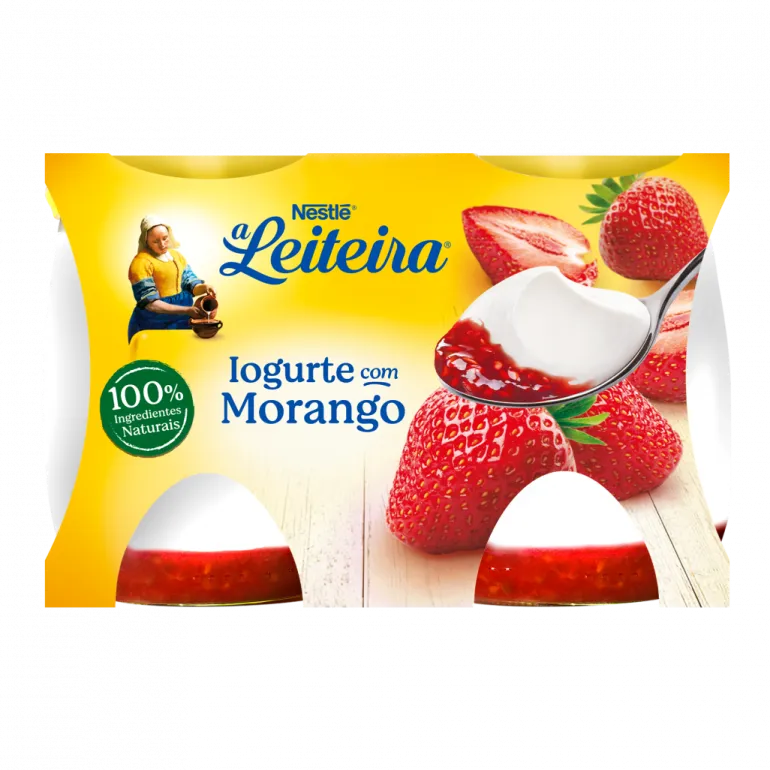 Iogurte com Morango Pack 2