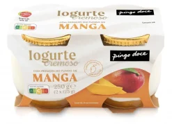 Iogurte Cremoso com Pedaços de Manga Pack 2