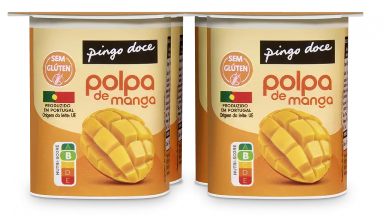 Iogurte Cremoso Polpa de Manga Pack 4