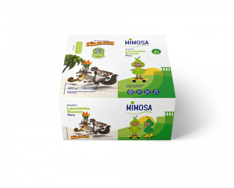 Iogurte Fruta Batida Lanchinho Booom Pera Pack 4