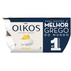 Iogurte Grego Ananás Pack 4