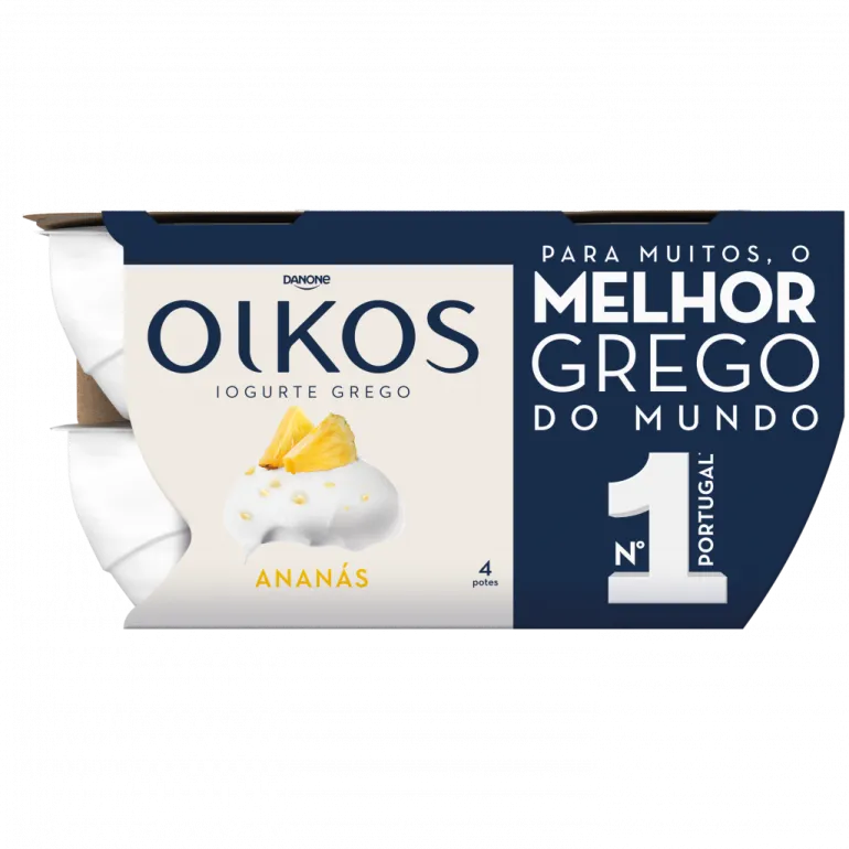 Iogurte Grego Ananás Pack 4