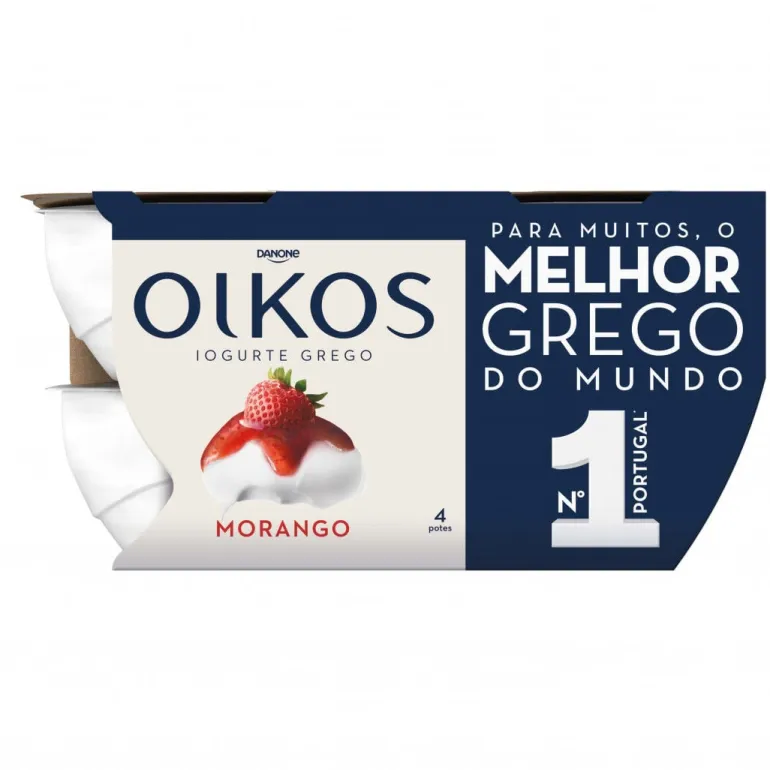 Iogurte Grego Morango Pack 4