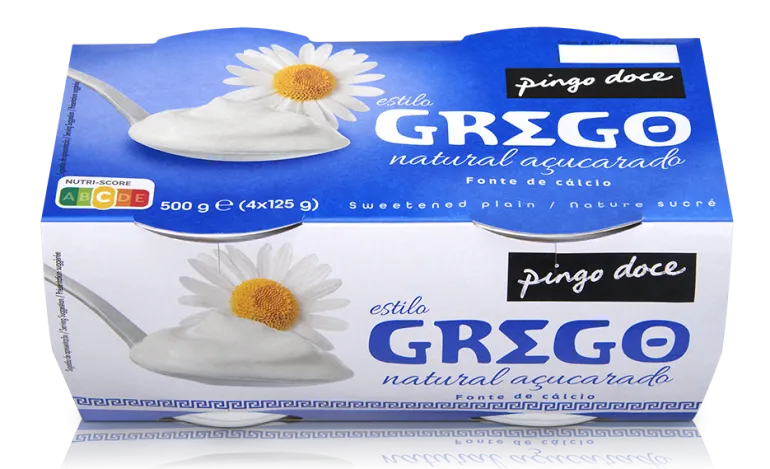 Iogurte Grego Natural Açucarado Pack 4