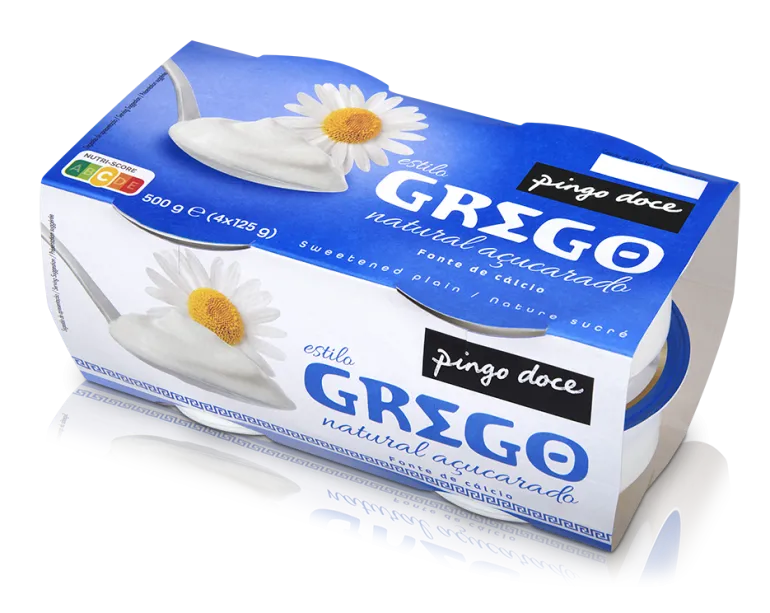 Iogurte Grego Natural Açucarado Pack 4