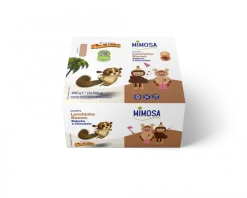Iogurte Infantil Lanchinho Booom Bolacha e Chocolate pack 4