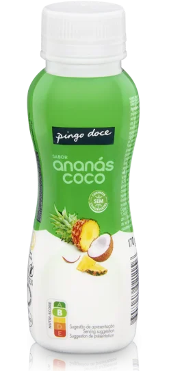 Iogurte Líquido Ananás e Coco Pack 4