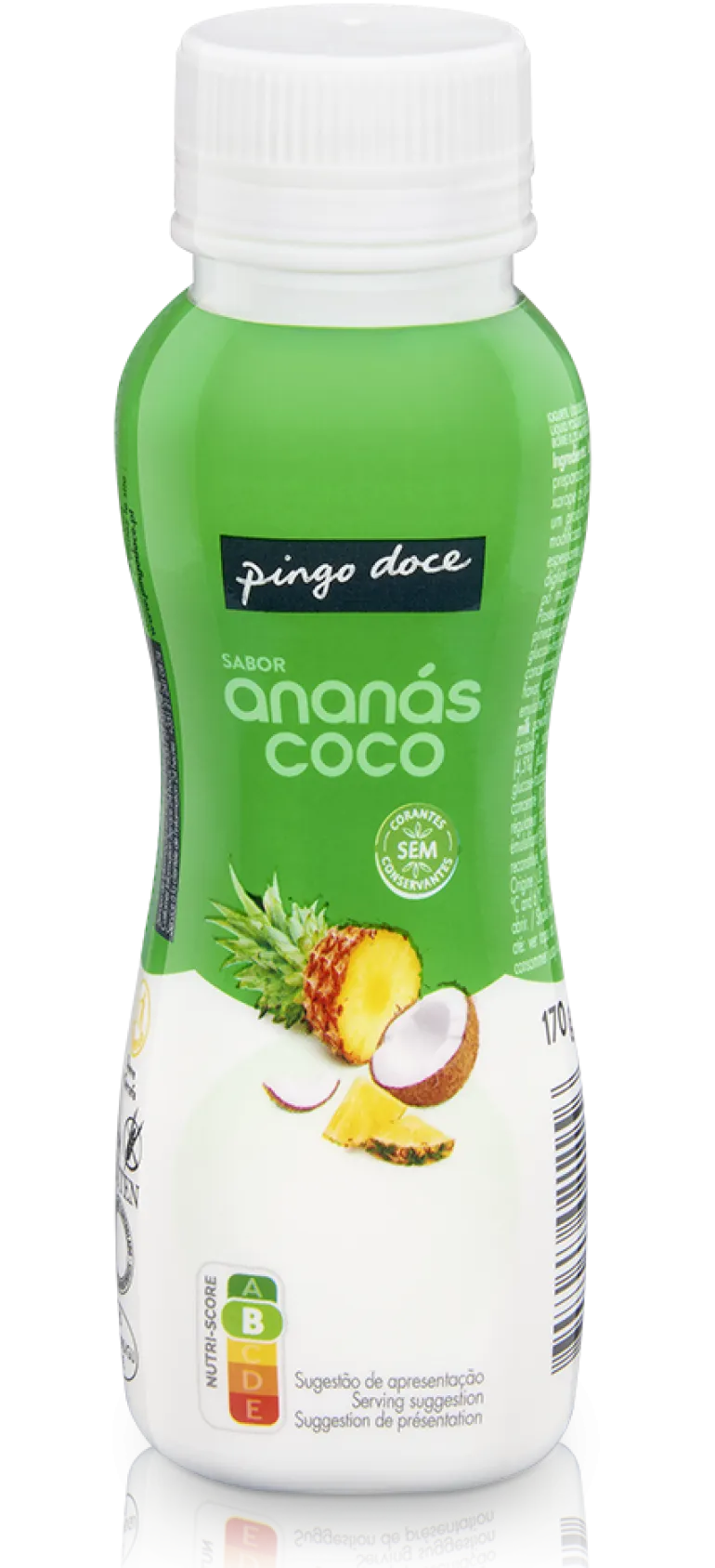 Iogurte Líquido Ananás e Coco Pack 4